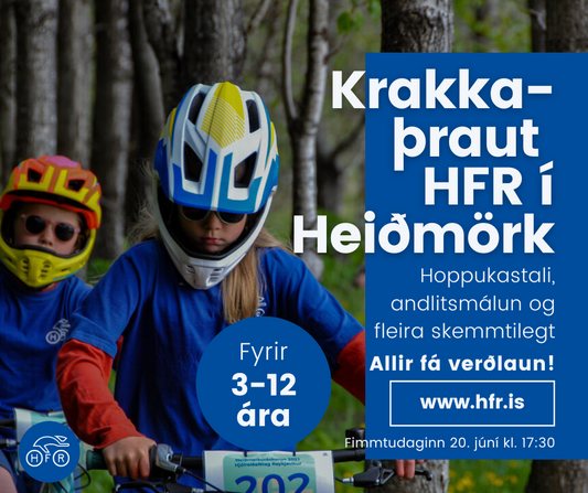 Krakkaþraut HFR í Heiðmörk 20. júní 2024 kl. 17:30